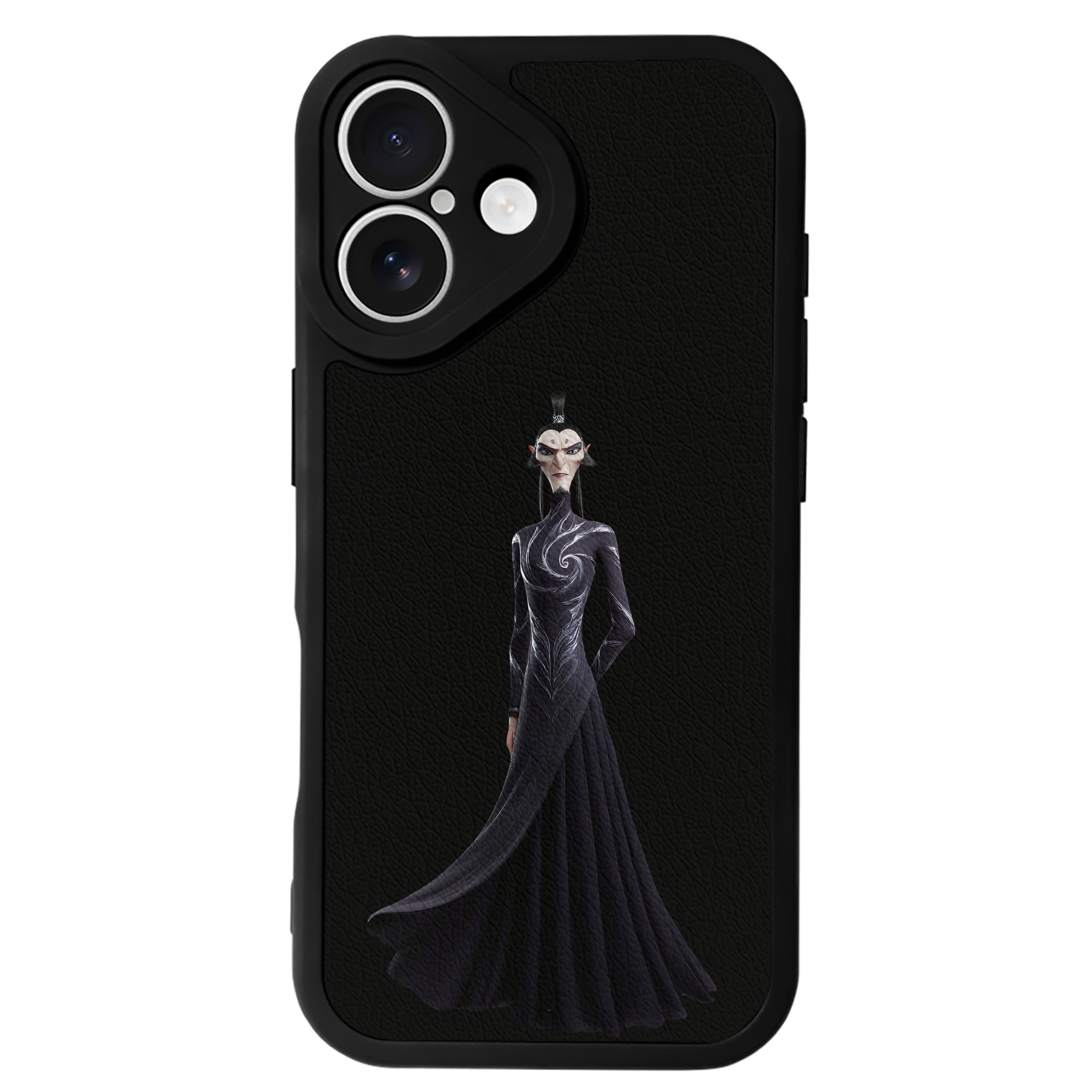 （画像用） Ne Zha 2 ナタ 魔童の大暴れ 【iPhone 16シリーズ対応】シリコンスマホケース（レザー調） 材質：シリコン